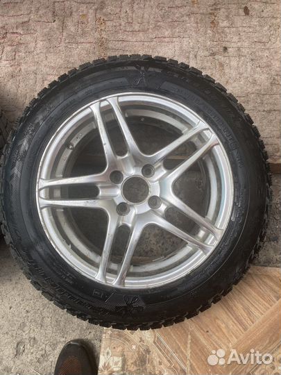 Литые диски r15 4 100 на зимней резине