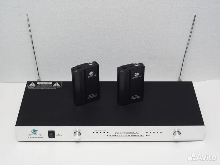 Беспроводная радиосистема SoundKing с 2 петличками