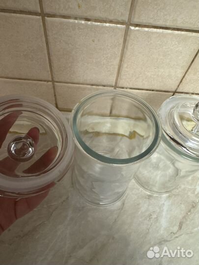 Банки для сыпучих продуктов стекло