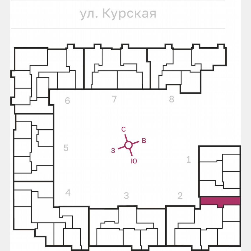 1-к. квартира, 44,5 м², 6/10 эт.