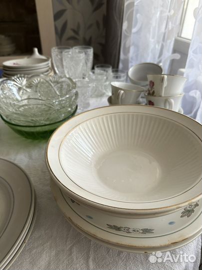 Посуда СССР, хрусталь, фарфор