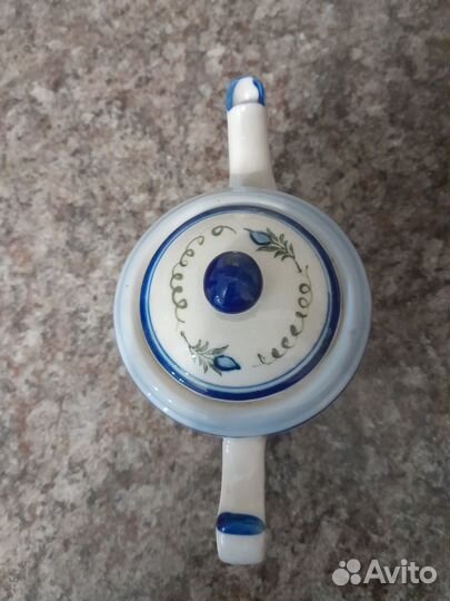 Чайник заварочный керамика Китай и кофейный набор