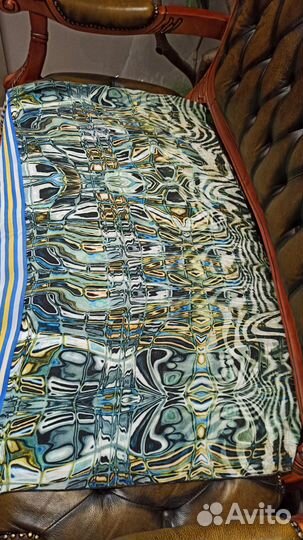 Палантин roberto cavalli 180x90 шелк италия