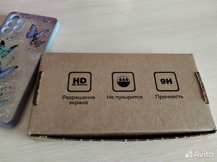 Защитное стекло + чехол Samsung a32