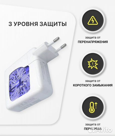 Блок питания (зарядка) Apple Macbook 96W type-c