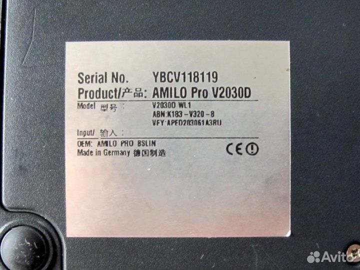 Fujitsu-Siemens amilo PRO V2030d
