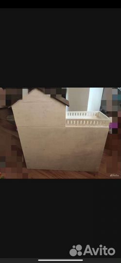 Детский самодельный домик для кукол