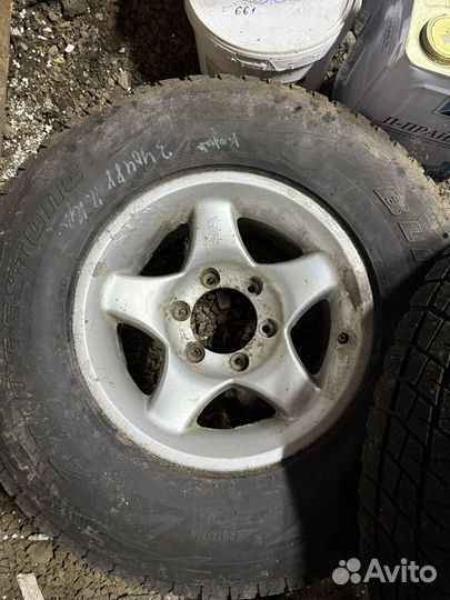 Комплект колес 265/70r15 bridgestone