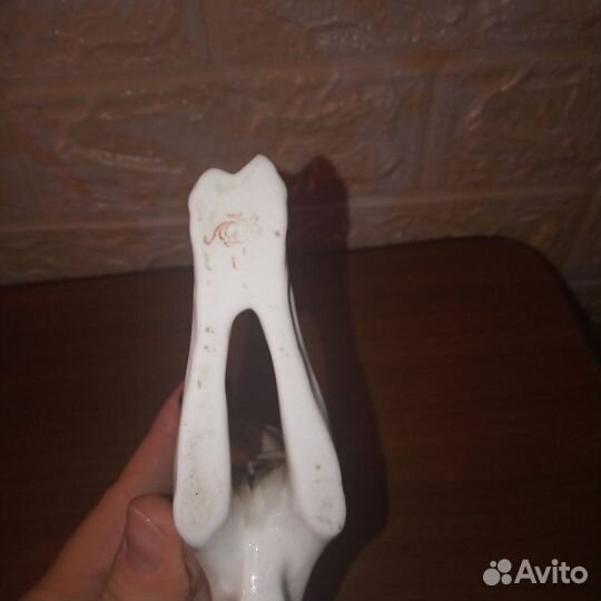 Статуэтка фарфоровая овчарка лфз СССР