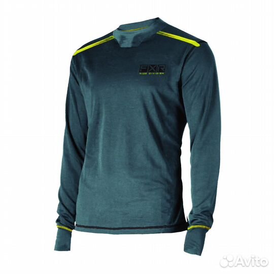 Термокофта FXR Vapour Merino Steel/Hi Vis 211306-0