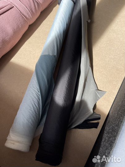 Курточная ткань (клетка 2 рулона)