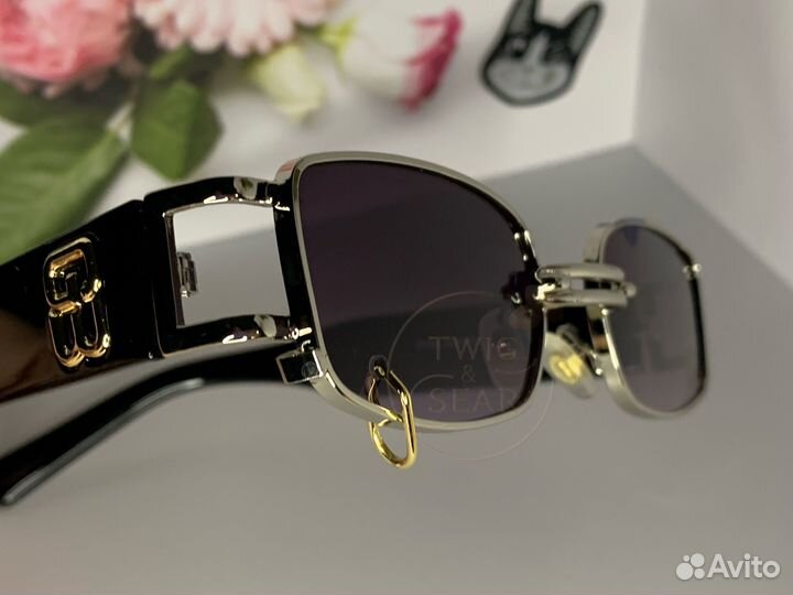 Солнцезащитные очки gentle monster с пирсингом