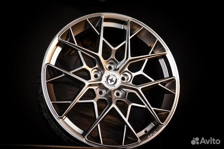 R19 #Диски HRE 5x112 #Разноширые 8.5x9.5