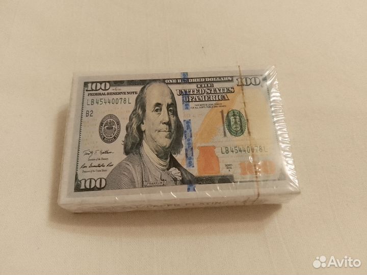 Карты игральные Доллар 54 карты