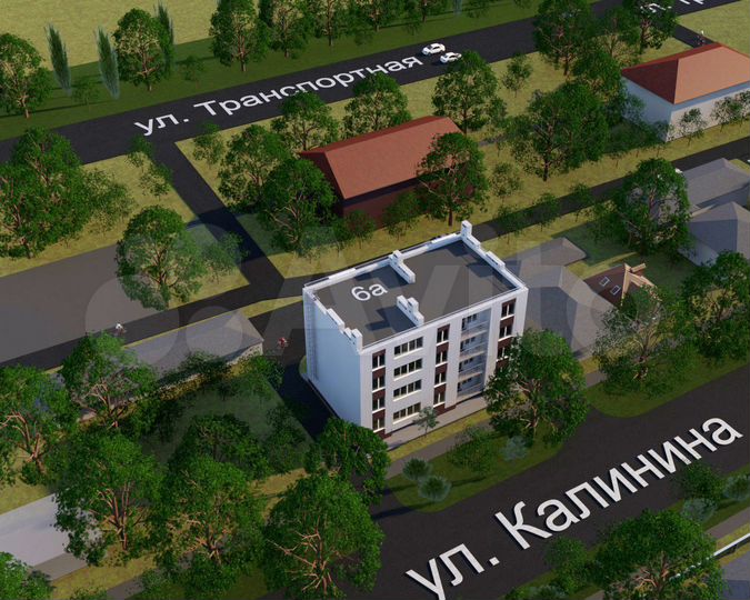 2-к. квартира, 54,7 м², 1/4 эт.