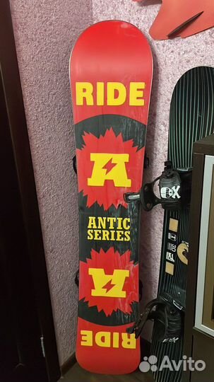 Сноуборд Ride 165 см с креплениями K2