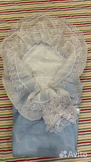 Конверт на выписку для мальчика летний