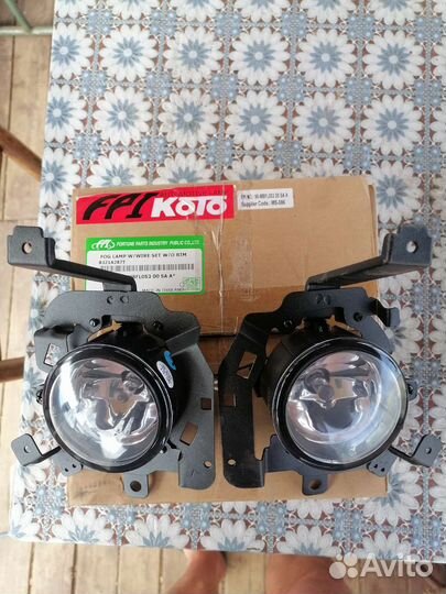 Противотуманные фары mitsubishi l200