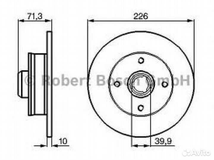 Диск тормозной fenox COR;TOL;IBI;G2;polo;VEN;B3
