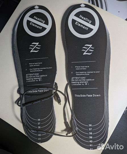 Стельки с подогревом Blazewear (р-р 42)