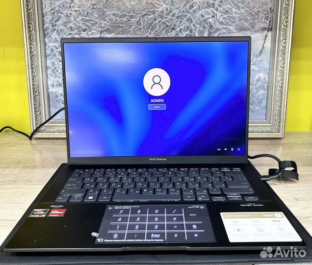 Ноутбук Asus Zenbook 14 AMD Ryzen 7 8/16