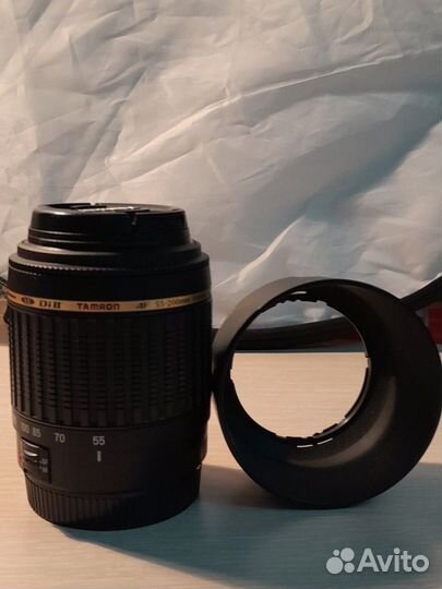 Объектив tamron 55-200 macro для canon