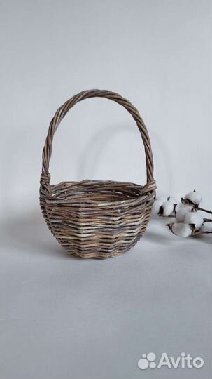 Корзина плетеная для ягод