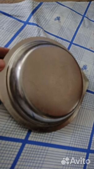 Тарелка из нержавейки СССР