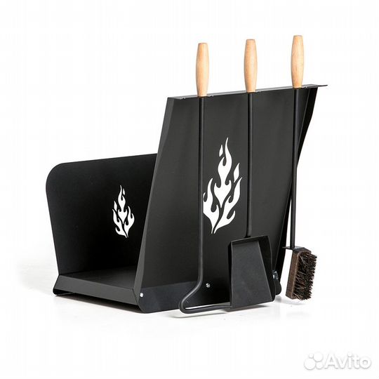 Набор инструментов для мангала с дровницей