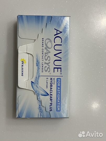 Линзы acuvue oasys astigmatism -2.50