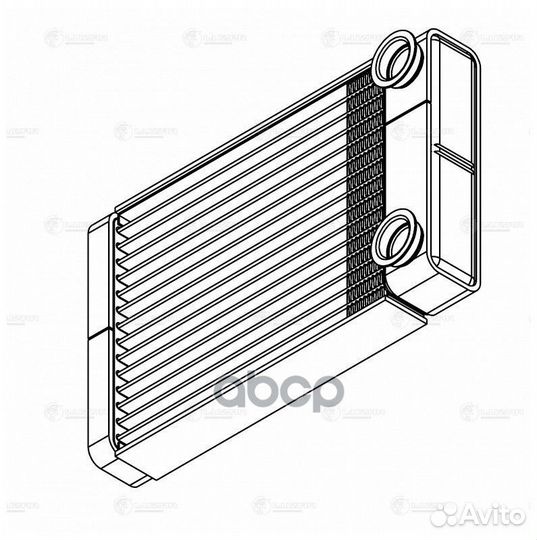 Радиатор отопителя chevrolet aveo 11- / opel mokka