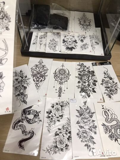 Переводные татуировки, тату наклейка