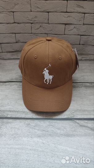 Кепка бейсболка polo ralph lauren горчичный