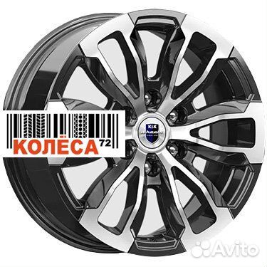 Кик Меконг 7.5x18 6x139,7 ET38 Dia67.1 алмаз черны