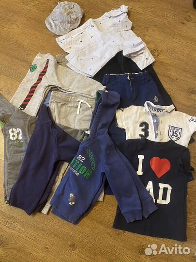 Пакет фирменных вещей на мальчика 92-98