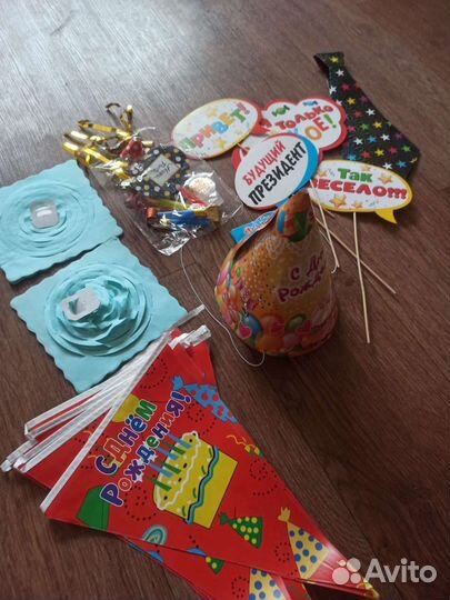 Набор для день рождения(человек паук,супергерои)