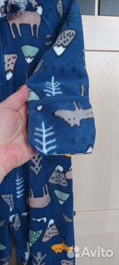 Флисовый комбинезон crockid 80