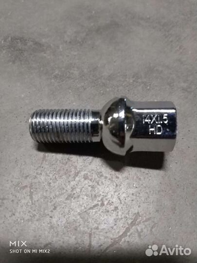 Колесные болты 14х1, 5 HD L24/49 хром ключ 17