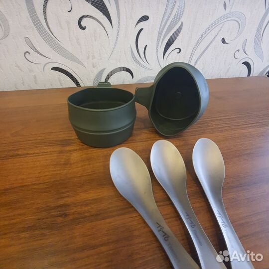 Ложка вилка титан