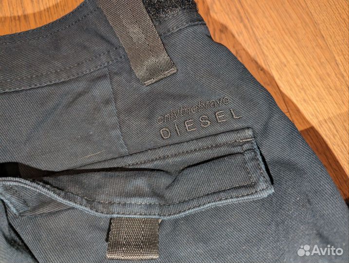 Джинсы широкие diesel