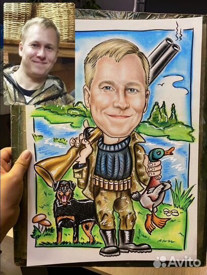 Шаржи на заказ по фото