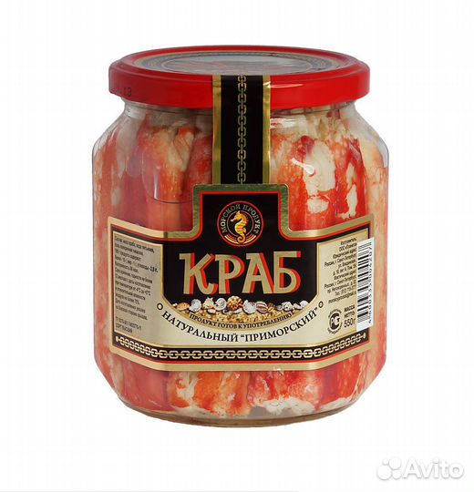 Мясо краба,печень трески