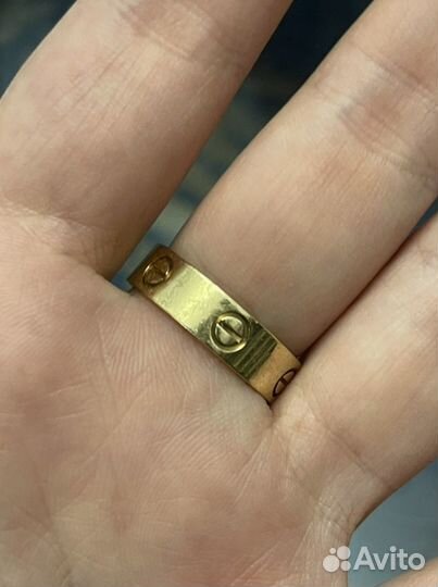 Cartier кольцо оригинал Love