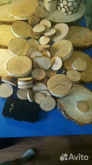 Спилы дерева, кора, ветки,пни
