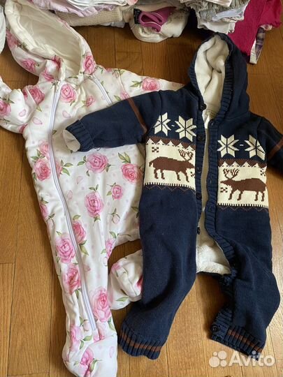 Одежда пакетом на девочку 74 80