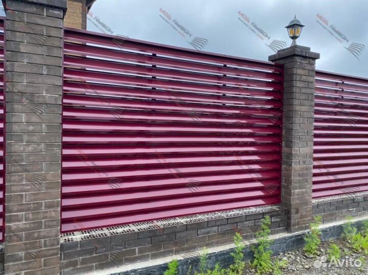 Забор жалюзи