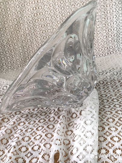 Ваза фруктовница лзхс хрусталь