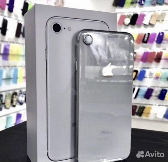 iPhone 8 Silver 256gb Витринный,Магазин,Кредит