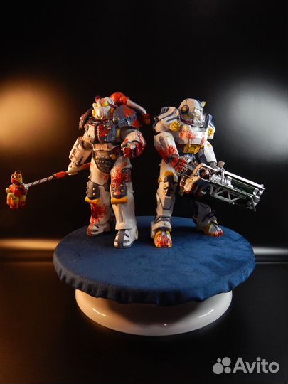 Фигурки fallout силовая броня X-01 T-60 Brothers V