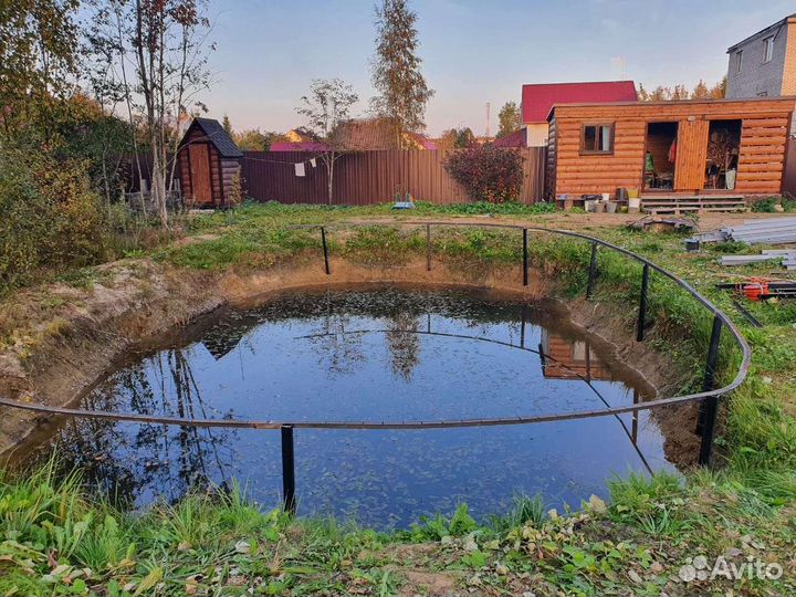 Строительство пожарного водоёма